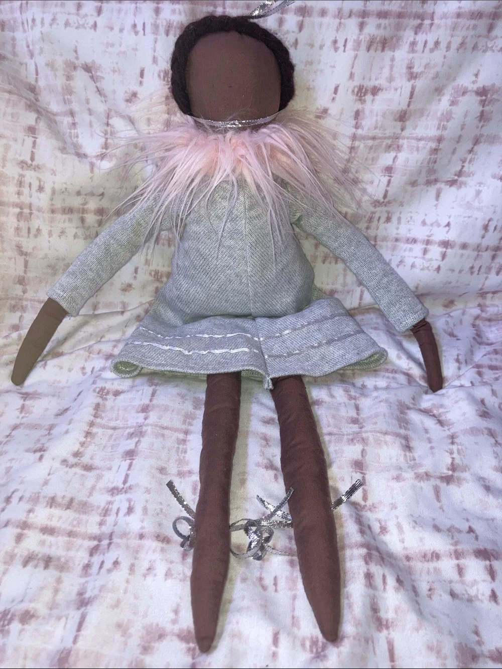 Anthropologie Kimberly Becker Dolls for Change Doll African American rag doll.